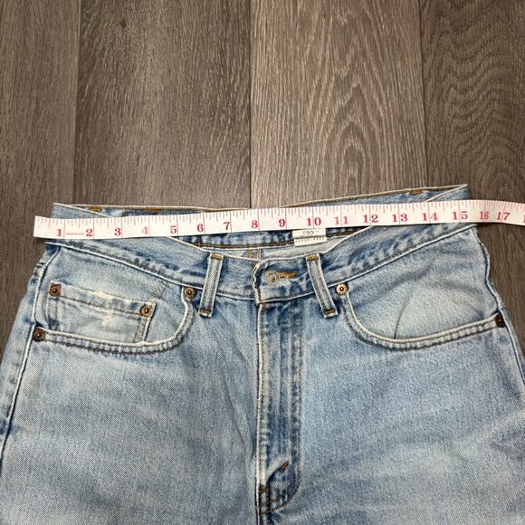 Levi’s 501 100% Cotton Mid Wash High Rise Relaxed Fit Denim Jeans Size 32 L30 - Picture 8 of 8